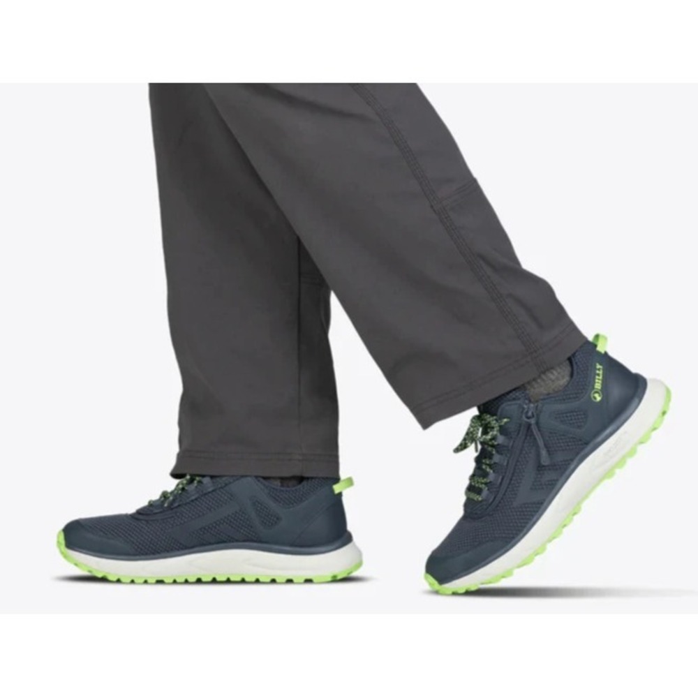 NWT Billy Footwear Inclusion Trail Sneakers Navy Green Men's US Size 9 M